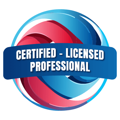 Certified Licensed badge